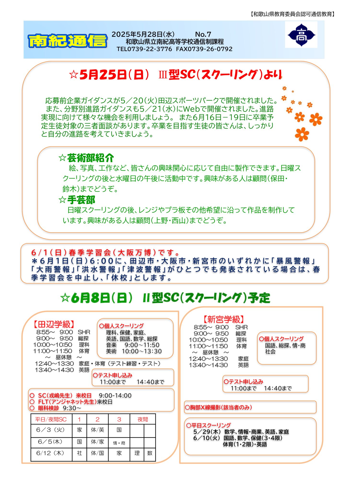 R7 南紀通信No7 (20250528)のサムネイル